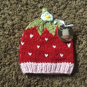2 Strawberry Hats (great for twins!)